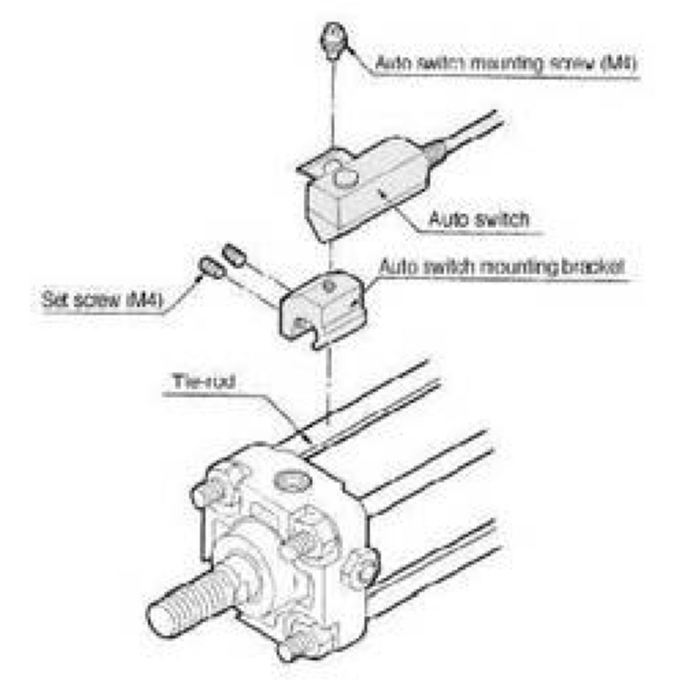 SMC BS1-160. BS1, Band Mounting