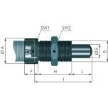 ACE BV 6450. Side load adapter, M 64x2, for MA 6450..., MC 6450...