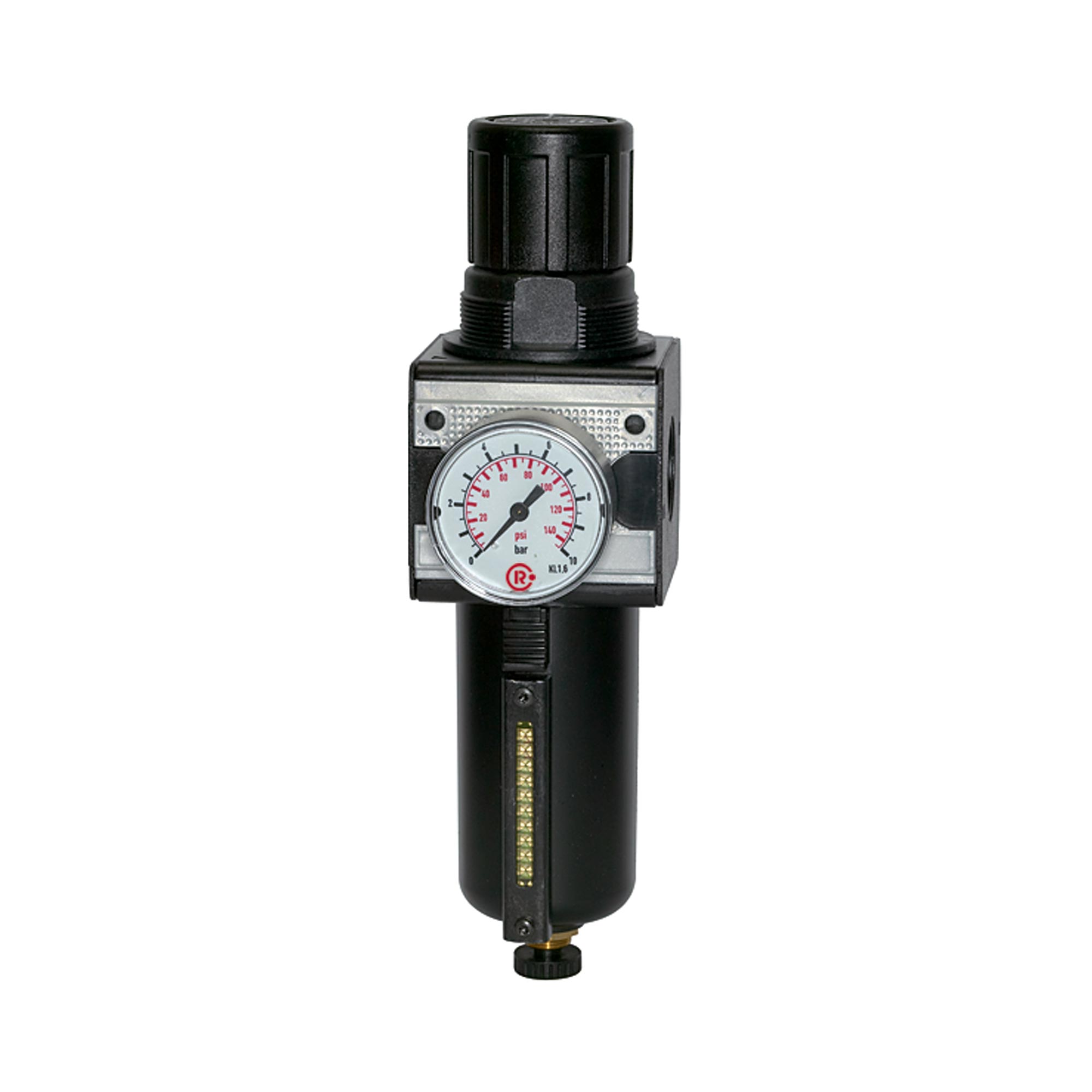 Filterregler »multifix«, Metallbehälter u. Sichtrohr - Riegler K2117
