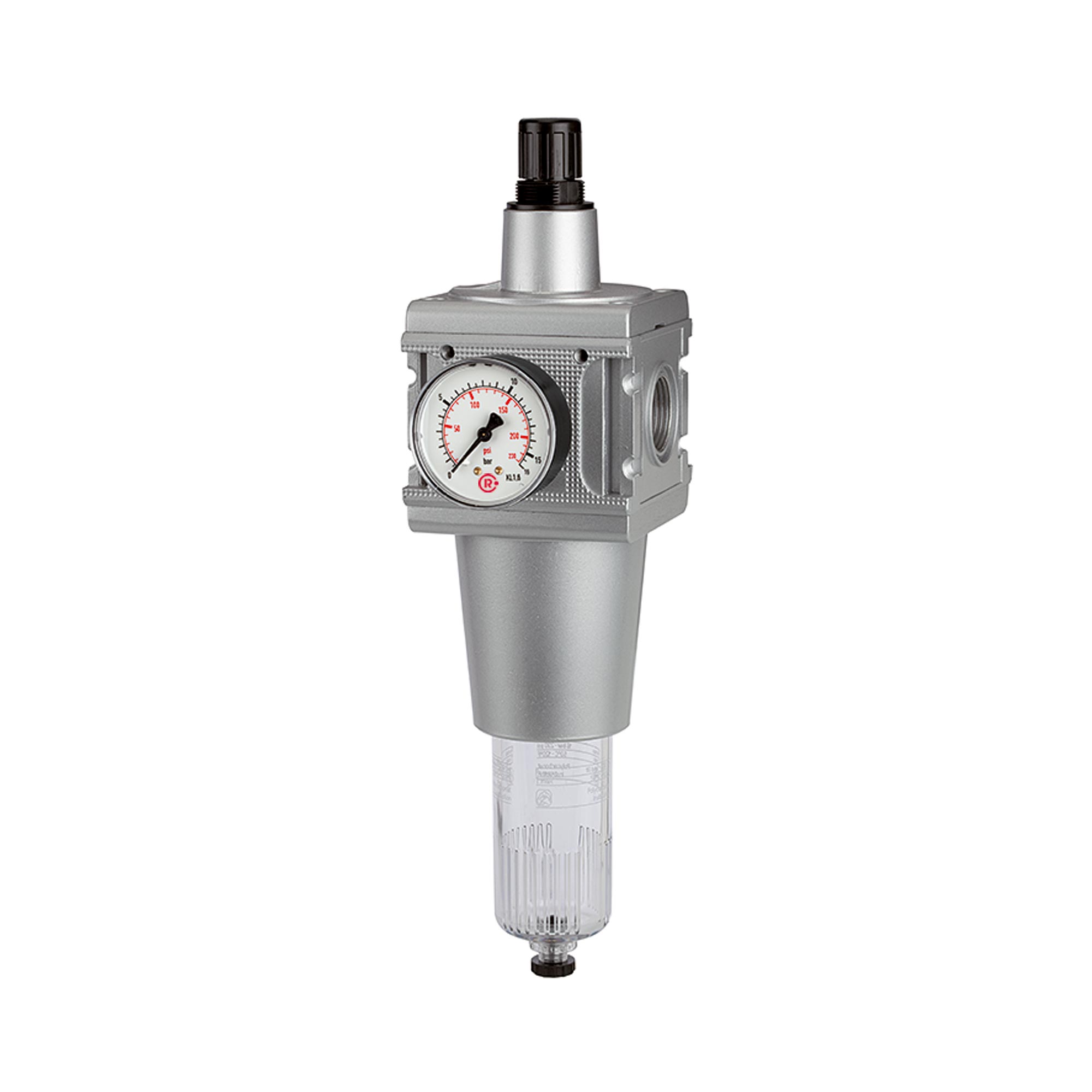 Filter regulator »multifix«, 40 µm, Size 5, G 1, 0.5 - 10 bar - Riegler 100486