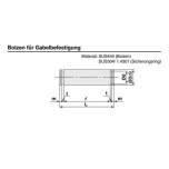 SMC CDBM2C25-40-RN. C(D)BM2, Air Cylinder, Double Acting, Single Rod, End Lock