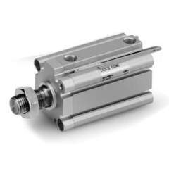SMC CDQ2D40-10DCZ. C(D)Q2, Compact Cylinder, Double Acting, Single Rod w/Auto Switch Mounting Groove