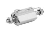 SMC CDQ2WB20-50DCZ. C(D)Q2W, Compact Cylinder, Double Acting Double Rod w/Auto Switch Mounting Groove
