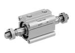 SMC CQ2WB40TF-32DZ-X633. C(D)Q2W-X633, Compact Cylinder, Double Acting Double Rod w/Auto Switch Mounting Groove, Intermediate Stroke, Intermediate Stroke