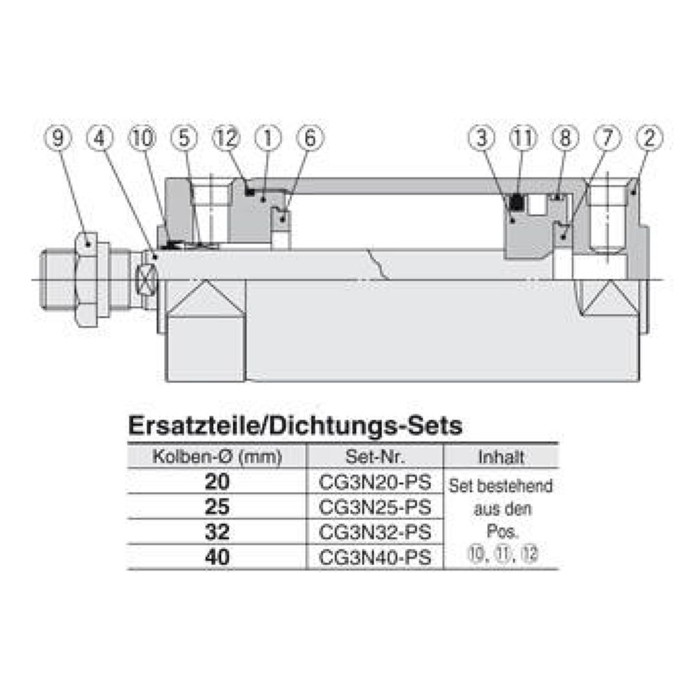 SMC CG3N25-PS. Service-Set