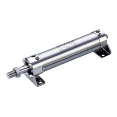SMC CG5BA50TFSV-100. C(D)G5-S, Stainless Steel Cylinder, Double Acting, Single Rod