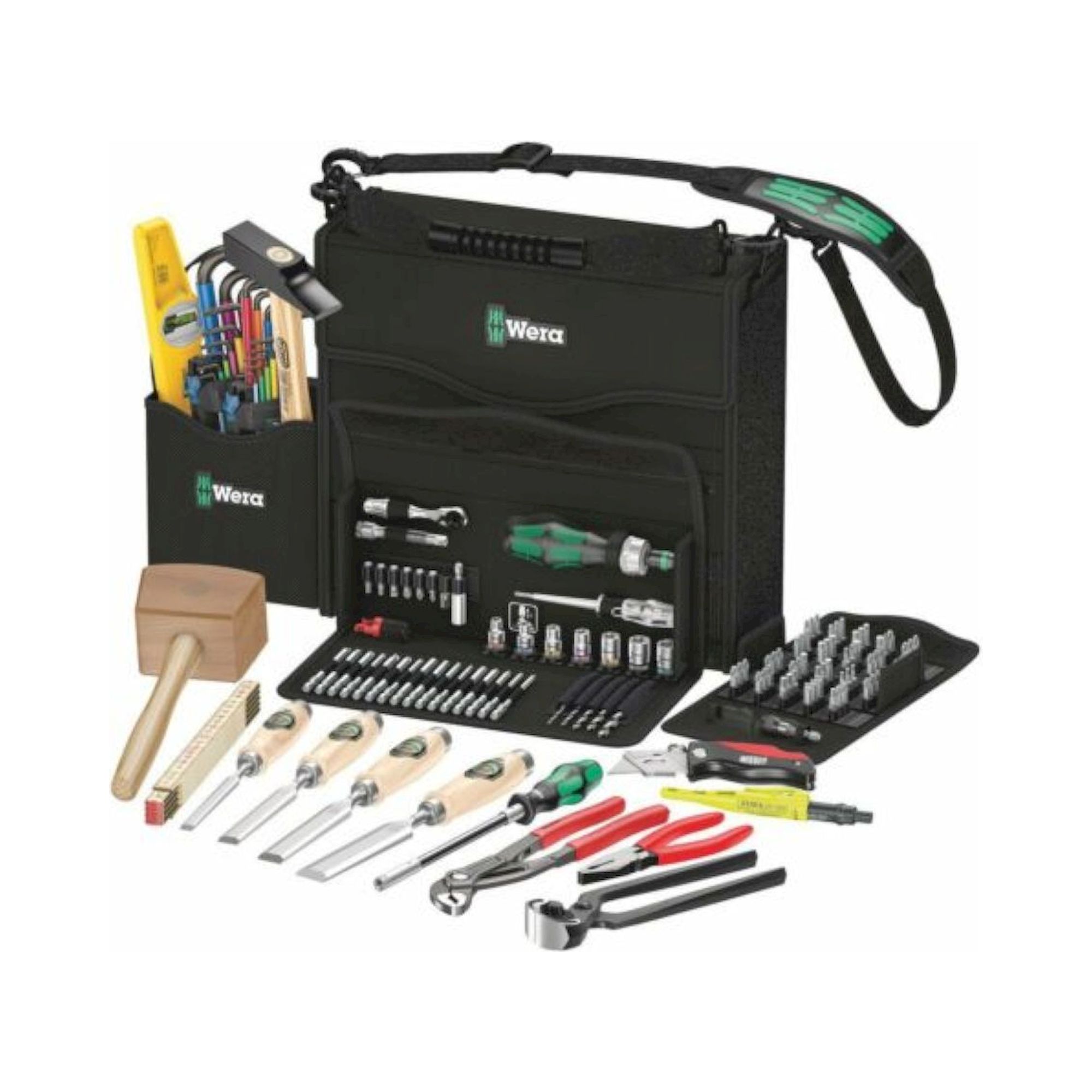 Wera 05134011001. Werkzeugsatz für Holzanwendungen, 134-teilig