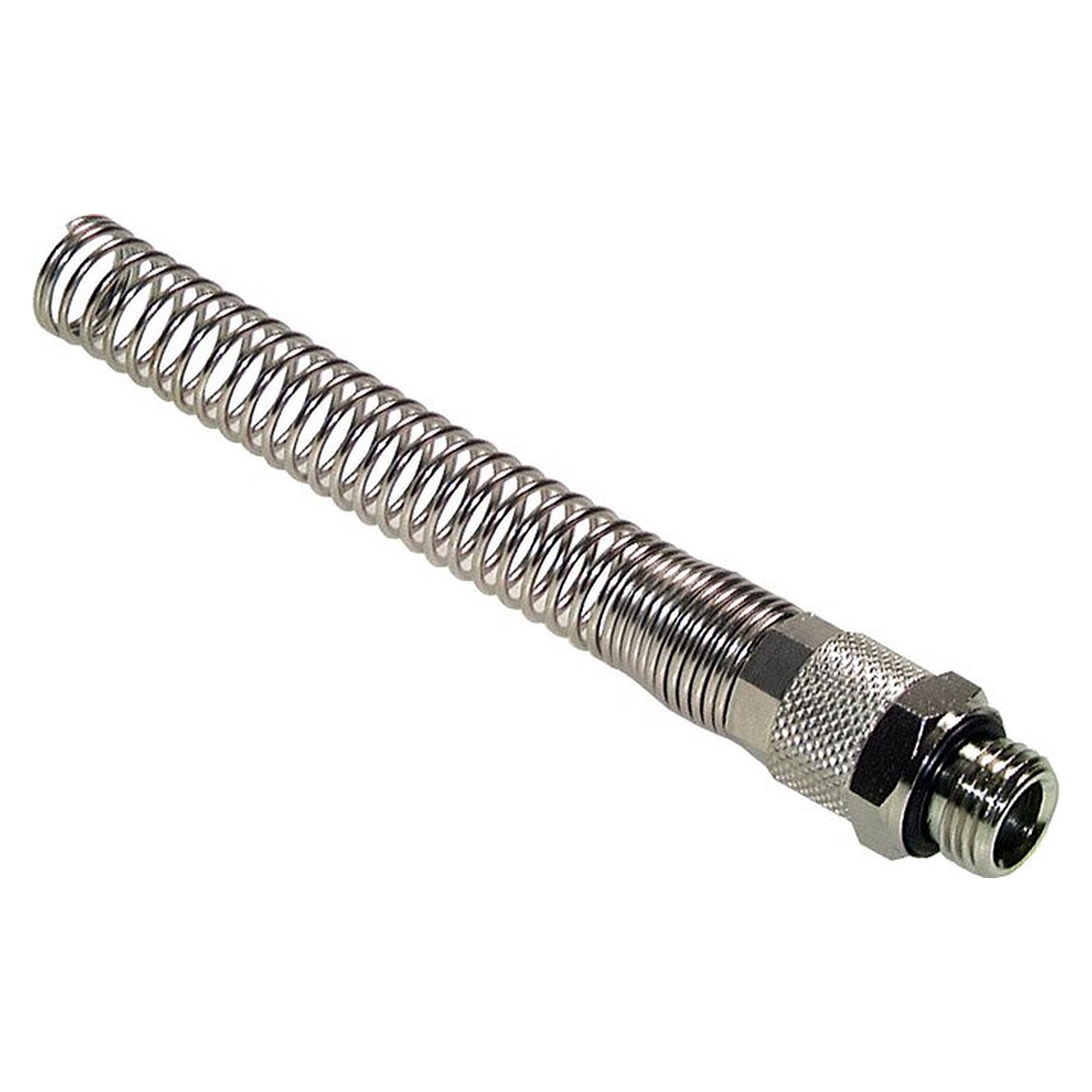 Tube fitting, straight design, thread G 1/4", tube 8x6 mm, nickel plated brass