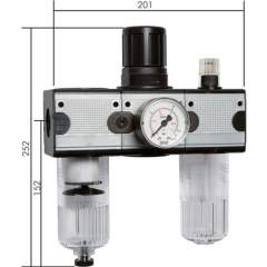 CL 123-16 S Multifix Wartungseinheit (2), 3-tlg., G 1/2", 0,5-16 bar