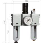 CL 143-10 F M Futura Wartungseinheit, 3-tlg., G 1/4", 0,5-10 bar, Baur.1