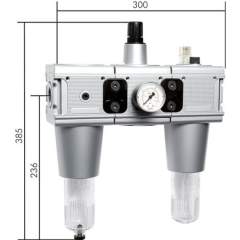 CL 103-16 M AM Multifix Wartungseinheit (5), 3-tlg., G 1", 0,5-16 bar