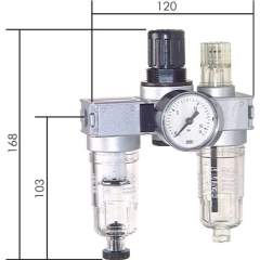 CL 0143-3 AMNC Multifix Wartungseinheit (0), 3-tlg., G 1/4", 0,1-3 bar