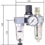 CL 0183 MB Multifix Wartungseinheit (0), 3-tlg., G 1/8", 0,5-10 bar