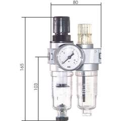 CL 018 K Multifix Wartungseinheit (0), 2-tlg., G 1/8", 0,5-10 bar