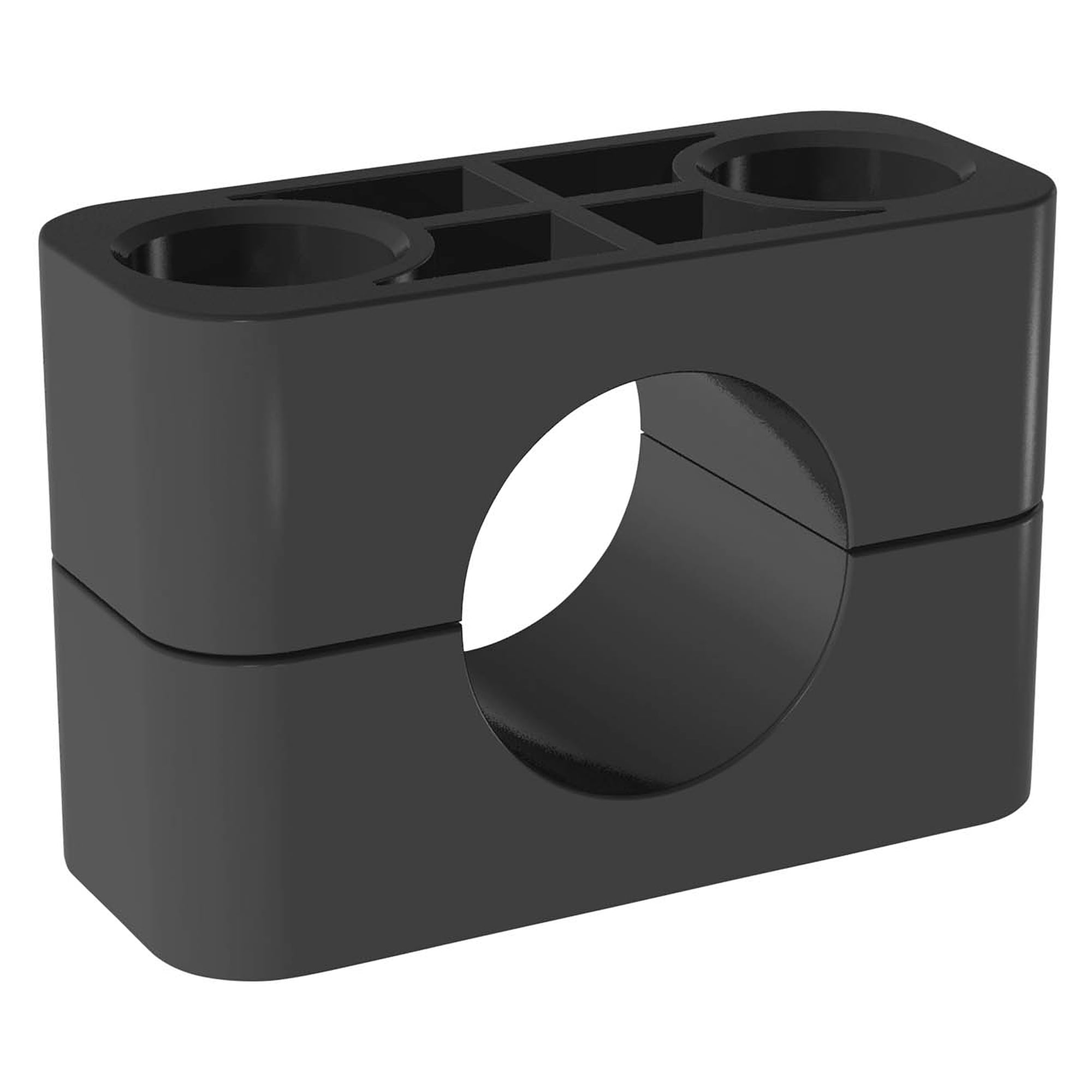 Complete Clamp Size 7 73 mm Polyamide W4 Cover Plate glatt, without preload - Stauff 1110015757