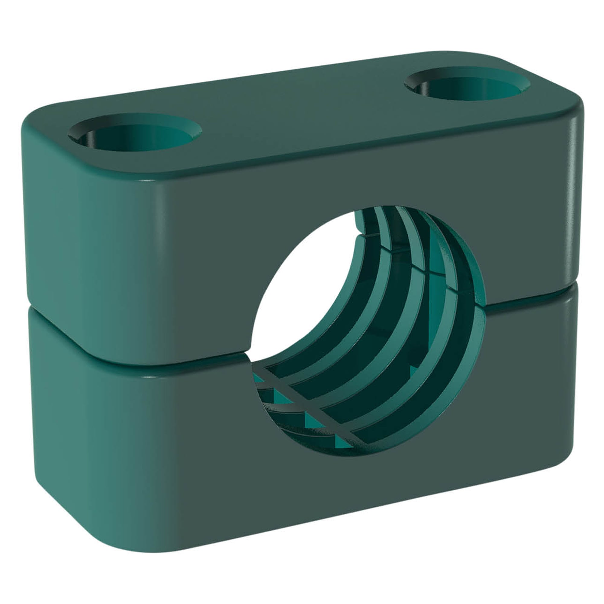 Complete Clamp Size 5 32 mm Polypropylene W3 Einsatz, Hex Bolt ribbed - Stauff 1110002125