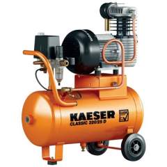 Kaeser CLASSIC 270/50 W CLASSIC-Kolbenkompressor 270l/min, 50l-Behälter, 230V AC (Wechselstrom)