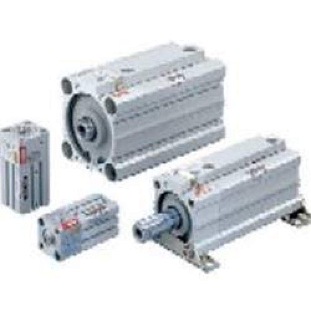 SMC CLQB63TF-100D-B. C(D)LQ, Kompaktzylinder mit Feststelleinheit, Direktmontage, doppeltwirkend