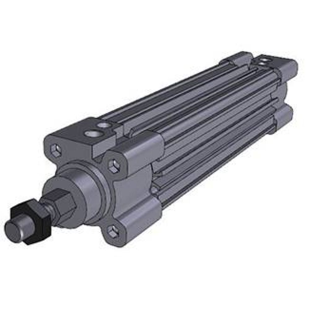 SMC CP96KDB40-500C. CP96K(D), ISO 15552 Cylinder, Non-rotating Rod Type, Double Acting, Single/Double Rod with Air cushion on both ends and Bumper cushion