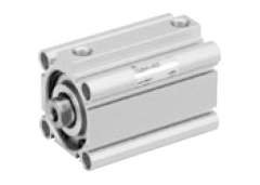 SMC CQ2B25-10T. C(D)Q2, Compact Cylinder, Single Acting, Single Rod w/Auto Switch Mounting Groove