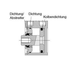 SMC CQ2B12-S-PS. Dichtungs-Set