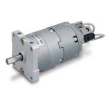 SMC CDRBU2WU15-90SZ. C(D)RBU2*U10~40-Z, Schwenkantrieb für Direktmontage mit Winkeleinstelleinheit, Drehflügelantrieb