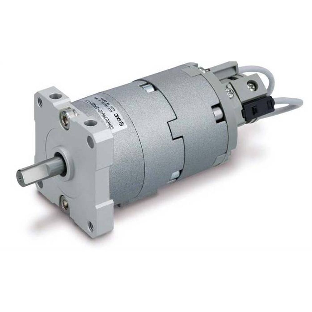 SMC CDRBU2WU30-270SZ. C(D)RBU2*U10~40-Z, Schwenkantrieb für Direktmontage mit Winkeleinstelleinheit, Drehflügelantrieb