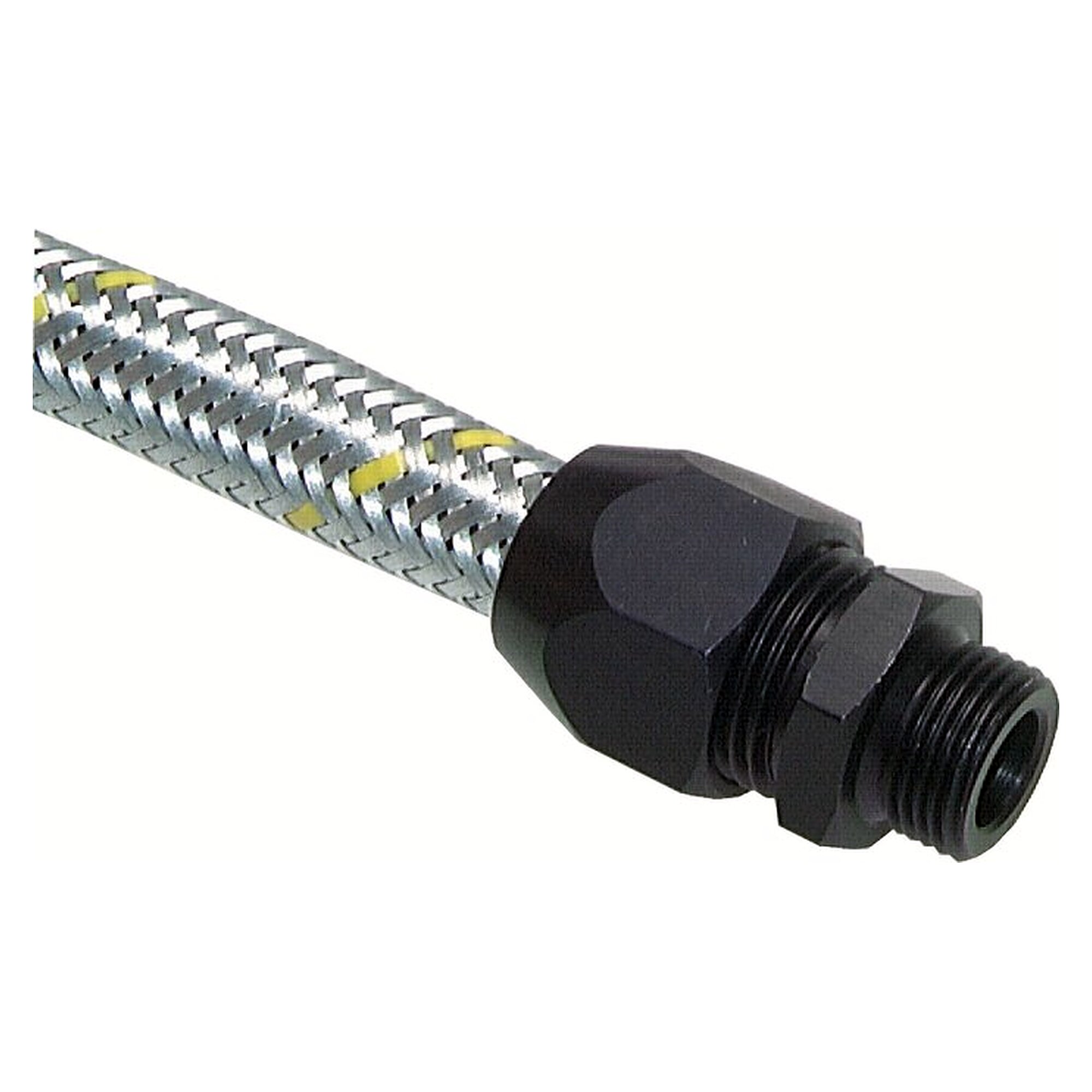 Schlauchverschraubung, gerade Form, Gewinde G 1/8", Schlauch 7x4 mm, Aluminium