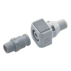 Nitto Kohki Cube Cupla. Quick Connect Coupling SPC-04PHL, POM, NBR