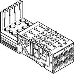 Festo 546806. Sub-base VMPA1-AP-4-1-EMM-4