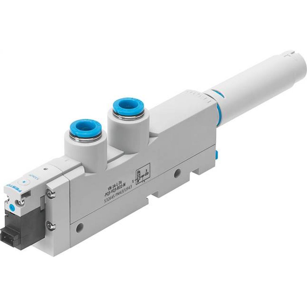 Festo 532645. Vakuumsaugdüse VN-14-L-T4-PQ3-VQ3-RO2-M