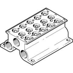 Festo 543842. Bloque de conexión CPE18-PRS-3/8-5