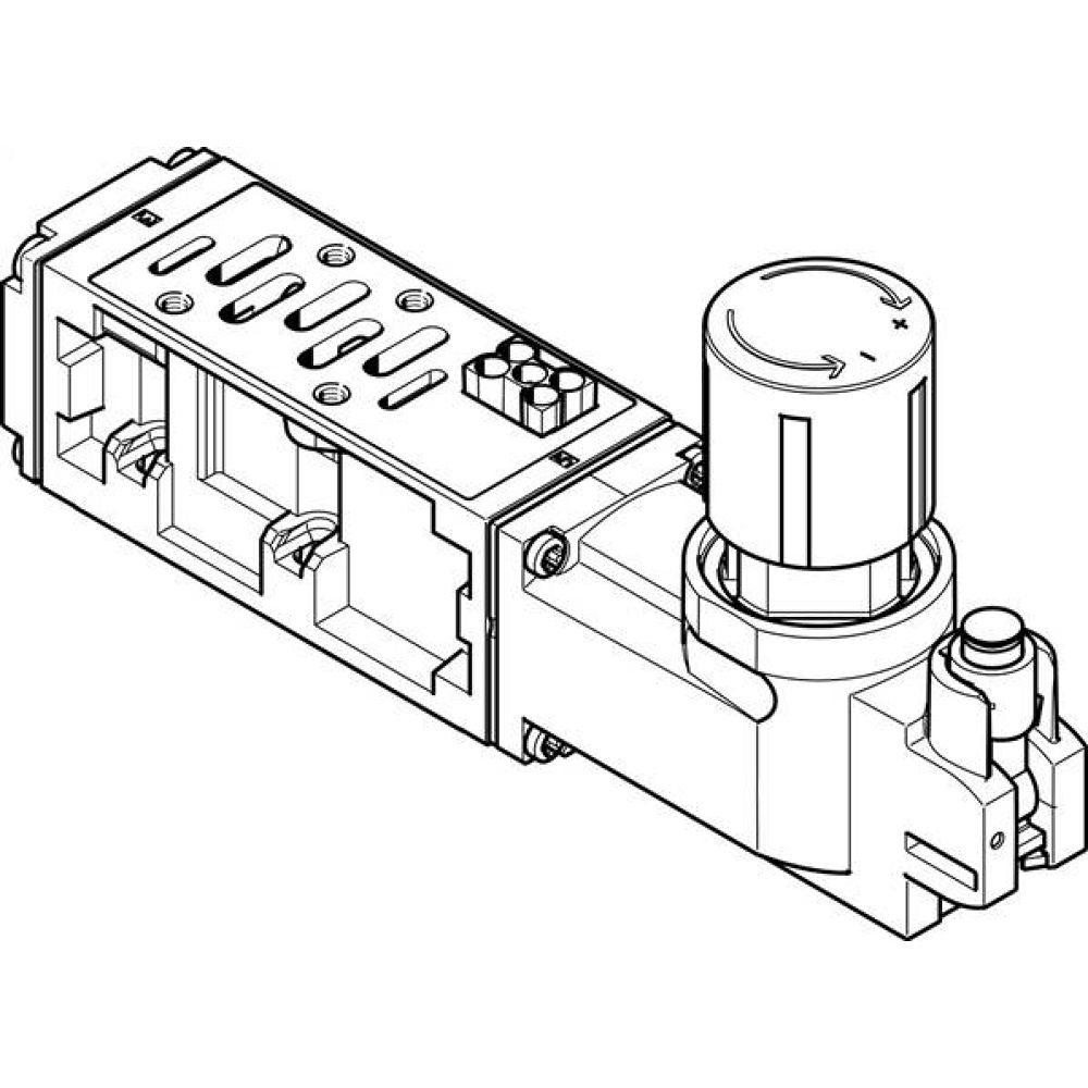 Festo 555775. Reglerplatte VABF-S2-2-R3C2-C-6