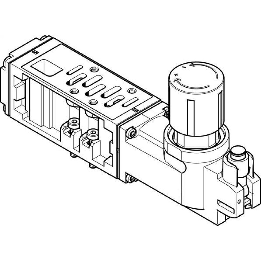 Festo 555759. Reglerplatte VABF-S1-2-R2C2-C-6