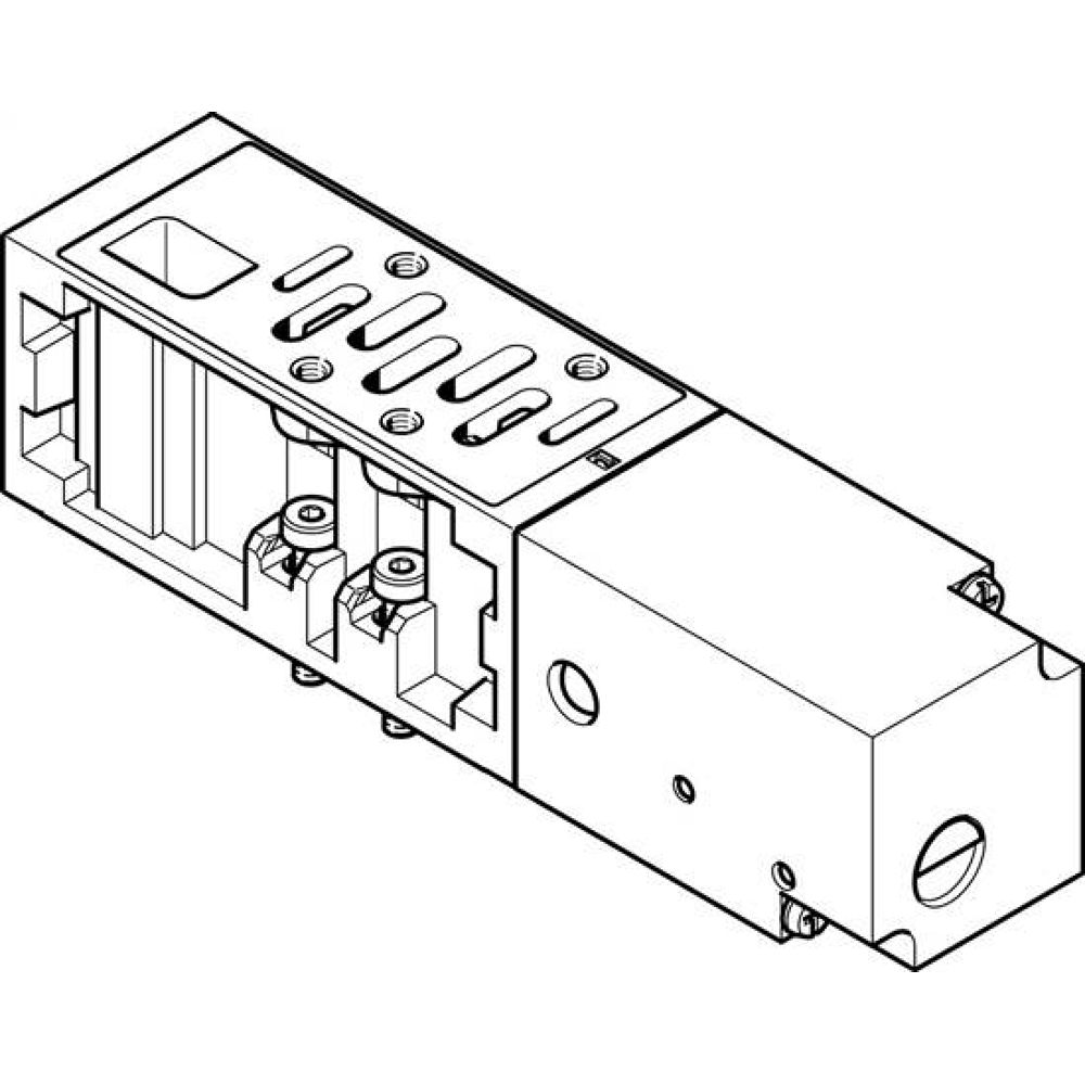 Festo 555790. Vertikal-Drucksperrplatte VABF-S1-2-L1D1-C