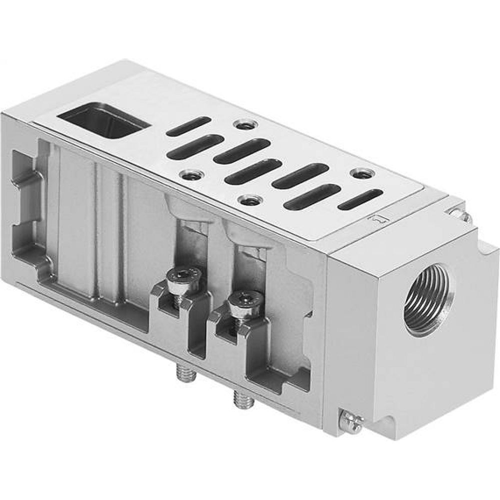 Festo 549100. Vertical pressure supply plate VABF-S1-1-P1A3-G38