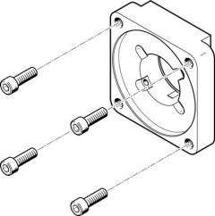 Festo 558020. Motorflansch EAMF-A-48A-100A