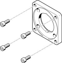 Festo 558026. Motor flange EAMF-A-62A-100A