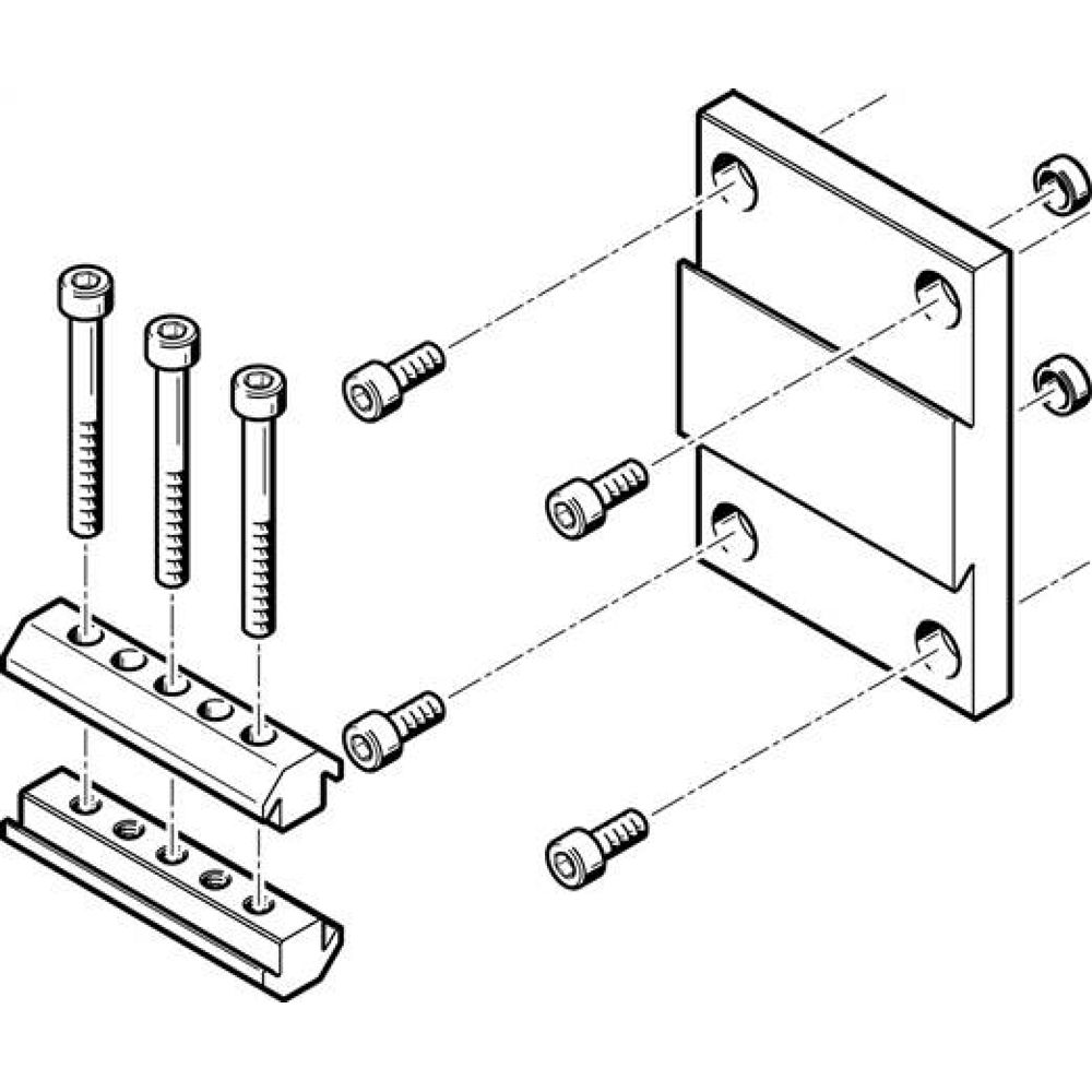 Festo 562151. Adapter kit DHAA-D-L-40-H2