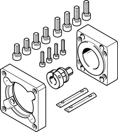 Festo 1133400. Axialbausatz EAMM-A-R27-55A