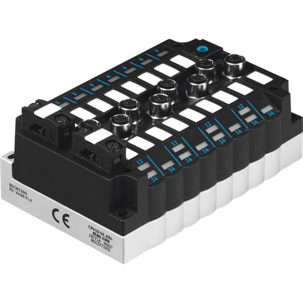 Festo 552560. Elektrik-Anschaltung CPV10-GE-ASI-8E8A-Z-M8-CE