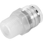 Festo 133048. Push-in fitting NPQP-D-R38-Q10-FD-P10