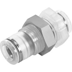 Festo 133100. Push-in bulkhead connector NPQP-H-Q4-E-FD