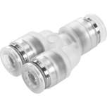 Festo 133123. Push-in Y-connector NPQP-Y-Q12-E-FD-P10