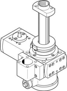 Festo 1095933. Módulo giratorio y lineal EHMB-25-100