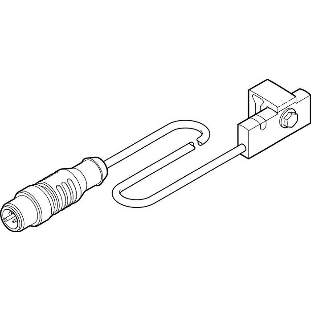 Festo 571341. Proximity sensor SMT-C1-PS-24V-K-0,3-M12