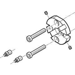 Festo 184482. Adapterbausatz HAPG-SD2-6