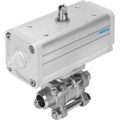 Festo 1774107. ball valve actuator unit VZBA-1"-WW-63-T-22-F0405-V4V4T-PS30-R-90-4-C