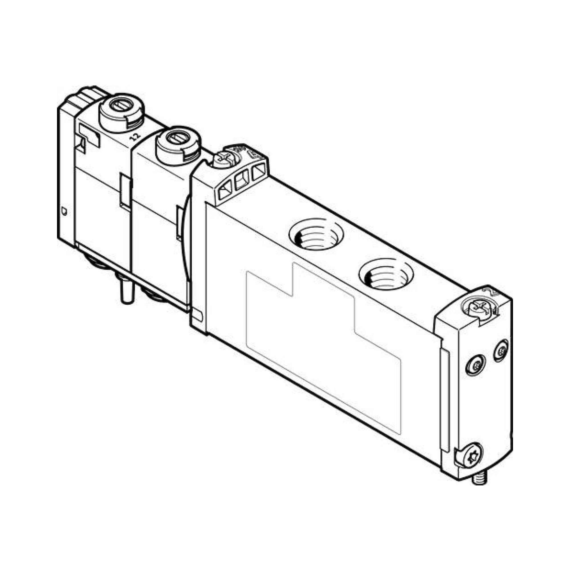 Solenoid valve VUVG-S14-P53C-T-Q8-1H2L-W1 - Festo 578979