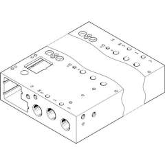 Festo 573494. Manifold rail VABM-L1-14G-G14-9-GR